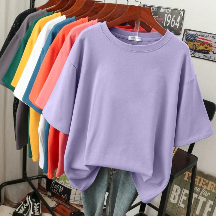 T-shirt décontracté pour femmes en grande taille | Manches courtes