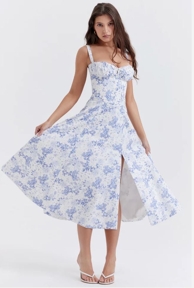 Lara - Robe Midi Colorée