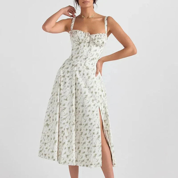 Lara - Robe Midi Colorée