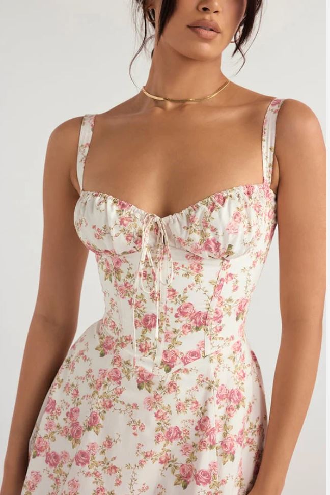 Lara - Robe Midi Colorée