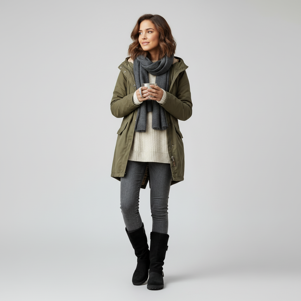 Lea | Bottes robustes à boucles pour femmes, mi-mollet