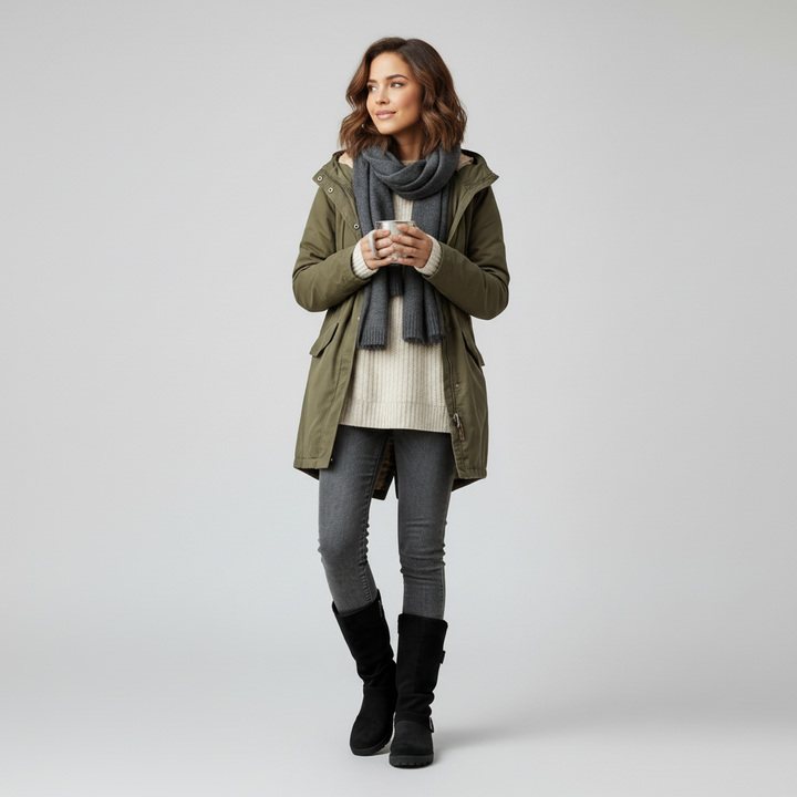 Lea | Bottes robustes à boucles pour femmes, mi-mollet