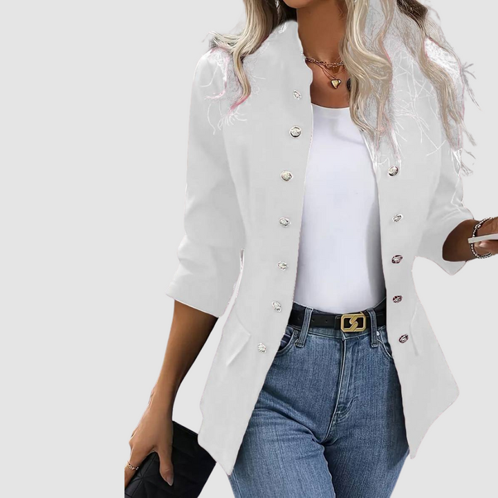 Lea | Veste élégante à double boutonnage pour femmes