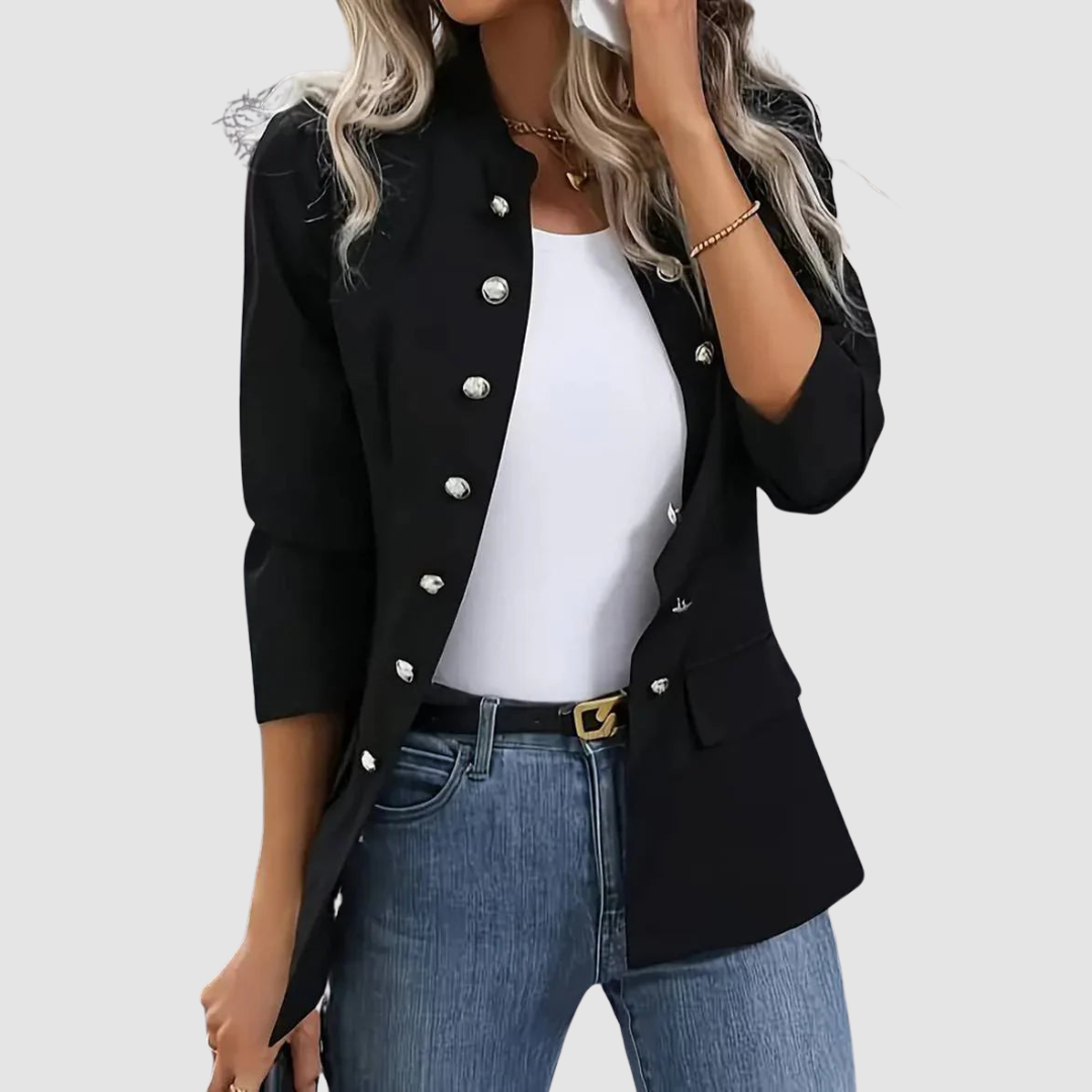 Lea | Veste élégante à double boutonnage pour femmes