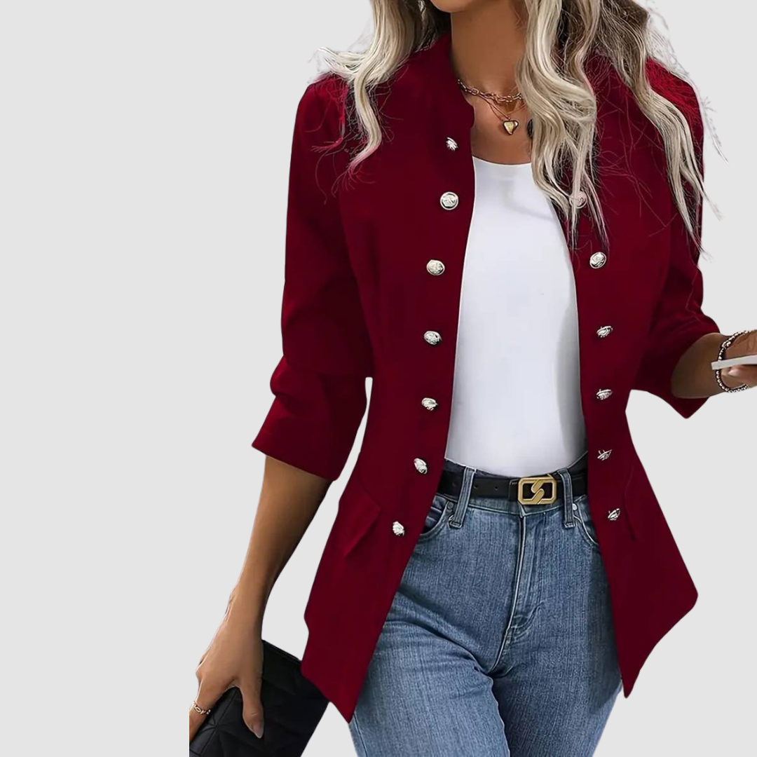 Lea | Veste élégante à double boutonnage pour femmes