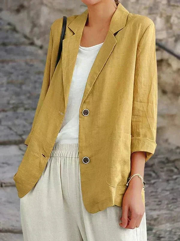 Liselotte | Veste pour femmes avec col à revers Deux boutons
