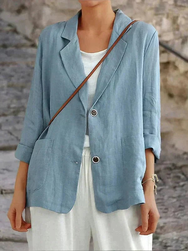 Liselotte | Veste pour femmes avec col à revers Deux boutons