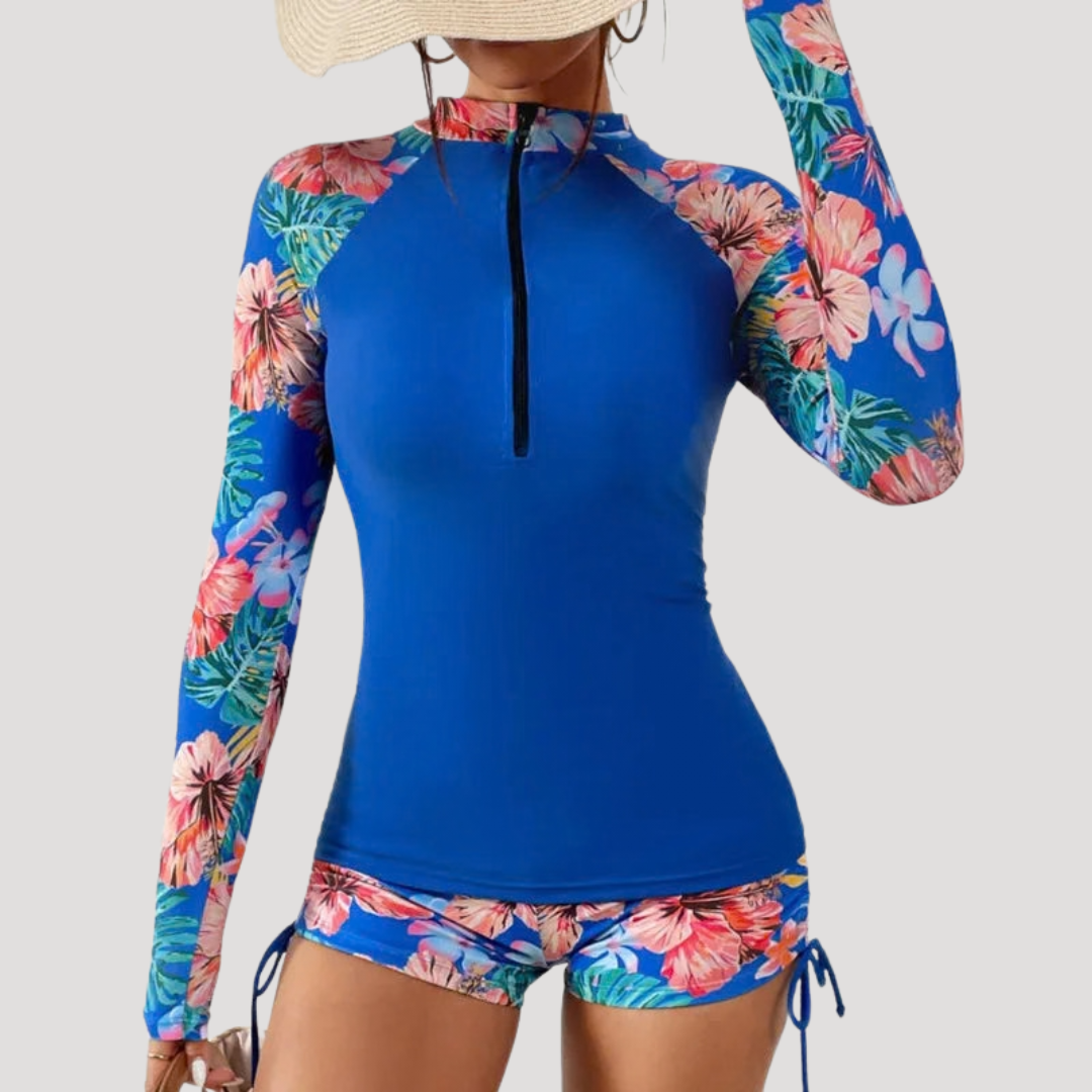 Lysandra | Ensemble de maillot de bain à manches longues pour femmes