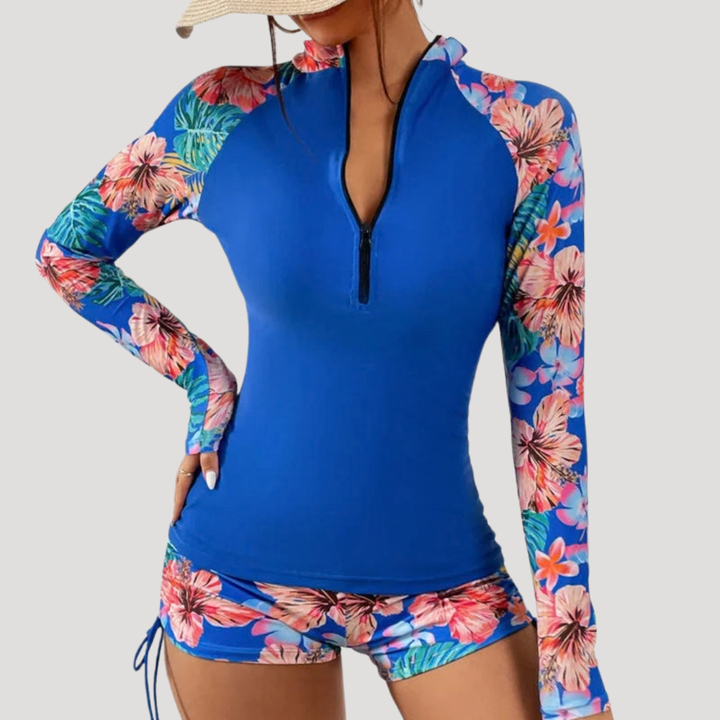 Lysandra | Ensemble de maillot de bain à manches longues pour femmes