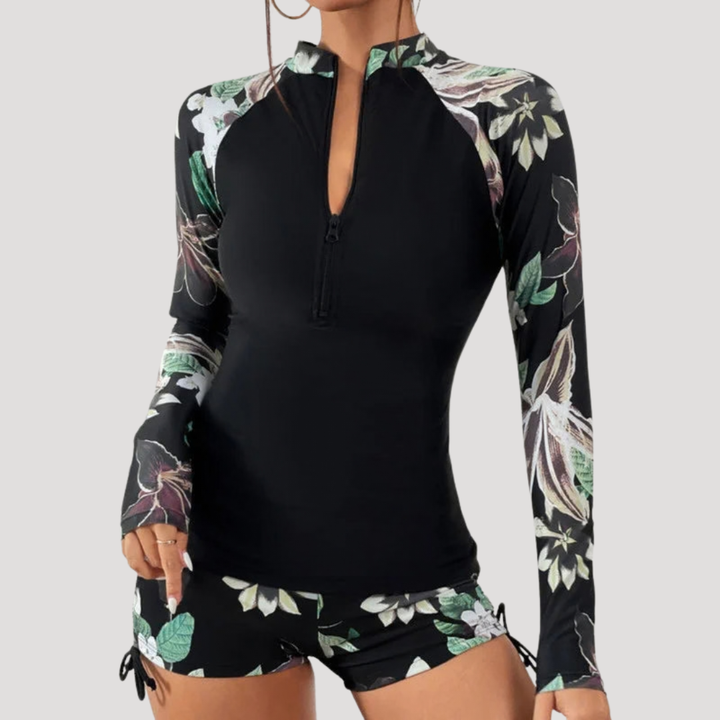 Lysandra | Ensemble de maillot de bain à manches longues pour femmes