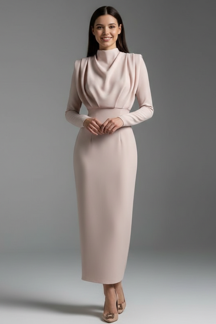 Lysithea | Robe maxi à col roulé pour femmes