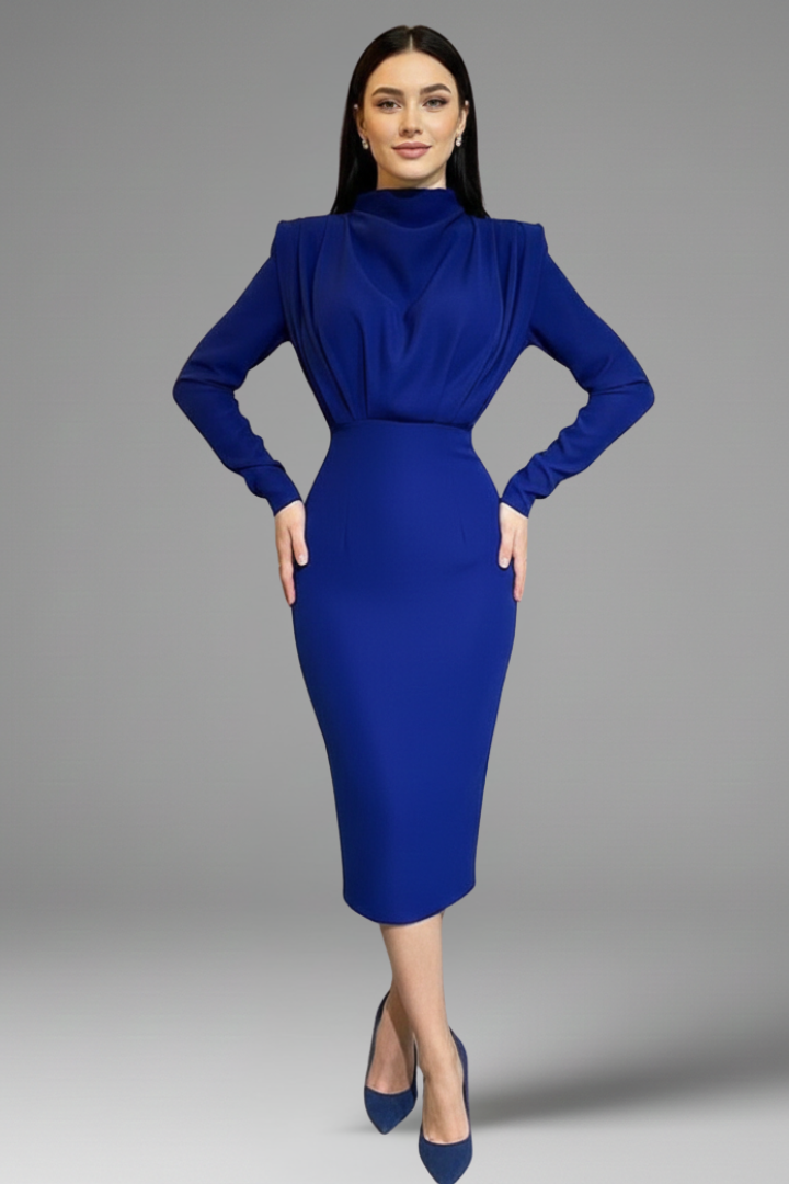 Lysithea | Robe maxi à col roulé pour femmes