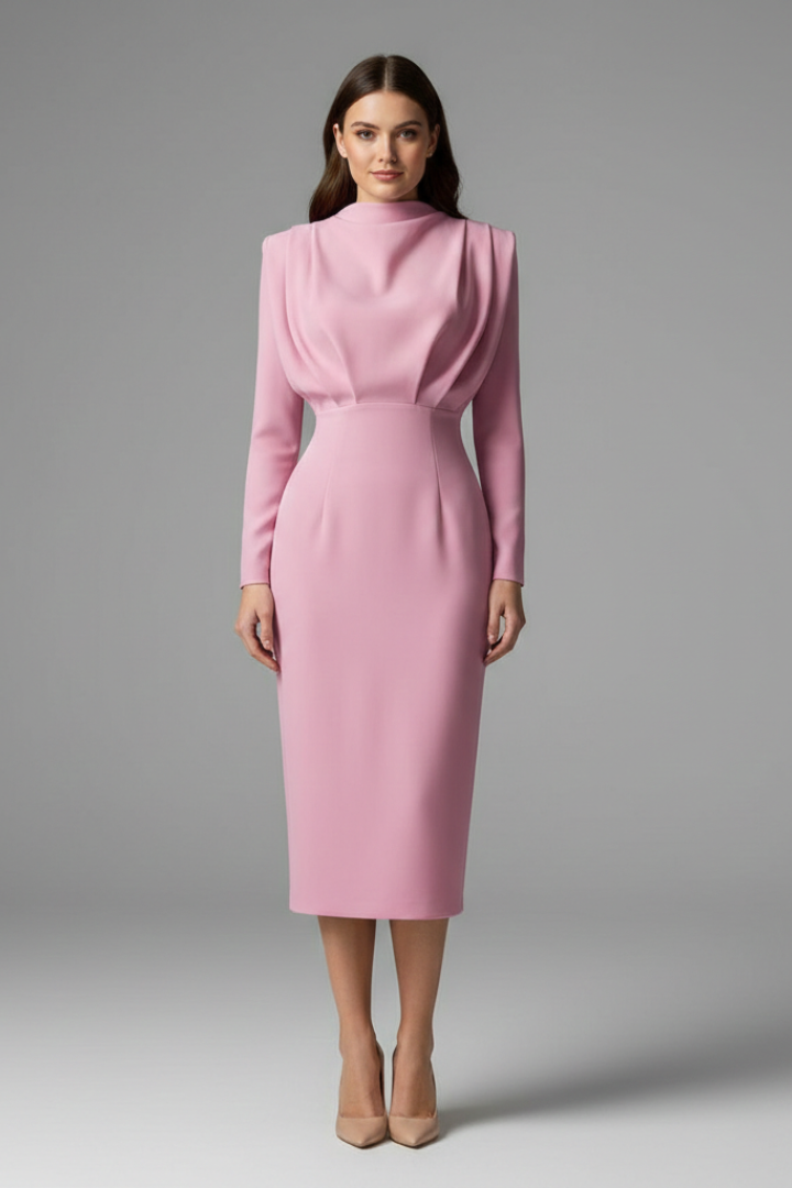 Lysithea | Robe Maxi à Col Roulé pour Femmes