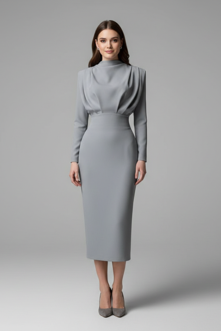 Lysithea | Robe maxi à col roulé pour femmes