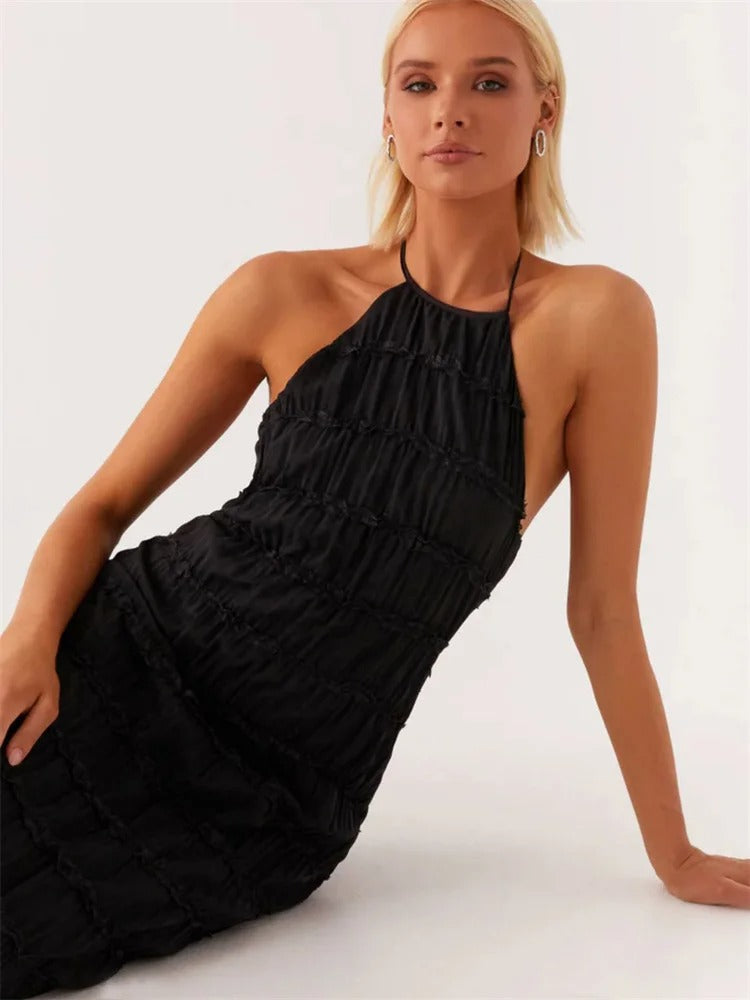 Camilla | Robe maxi avec dos nu pour l'été