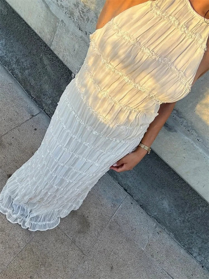 Camilla | Robe maxi avec dos nu pour l'été