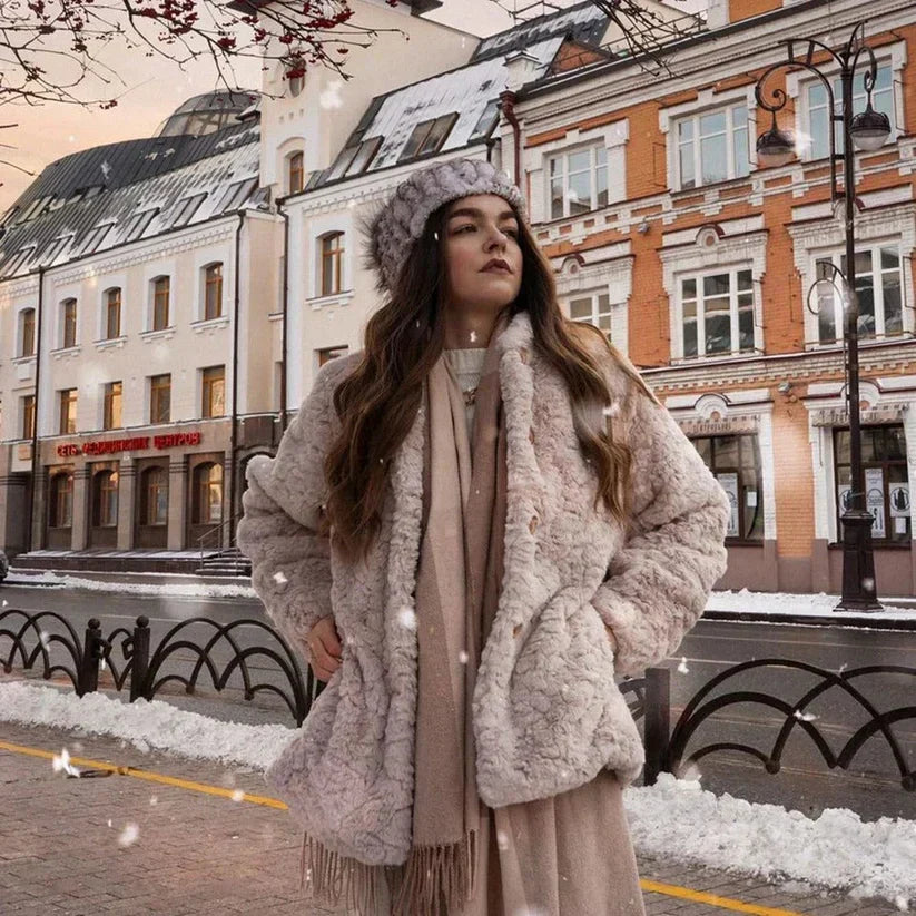 Dominika | Manteau en teddy doux et luxueux pour femmes