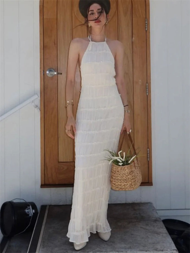 Camilla | Robe maxi avec dos nu pour l'été