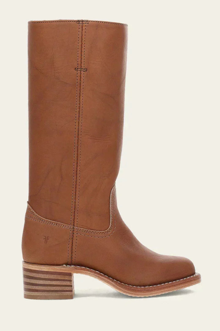 Manuela | Bottes en cuir à talon bloc pour femmes