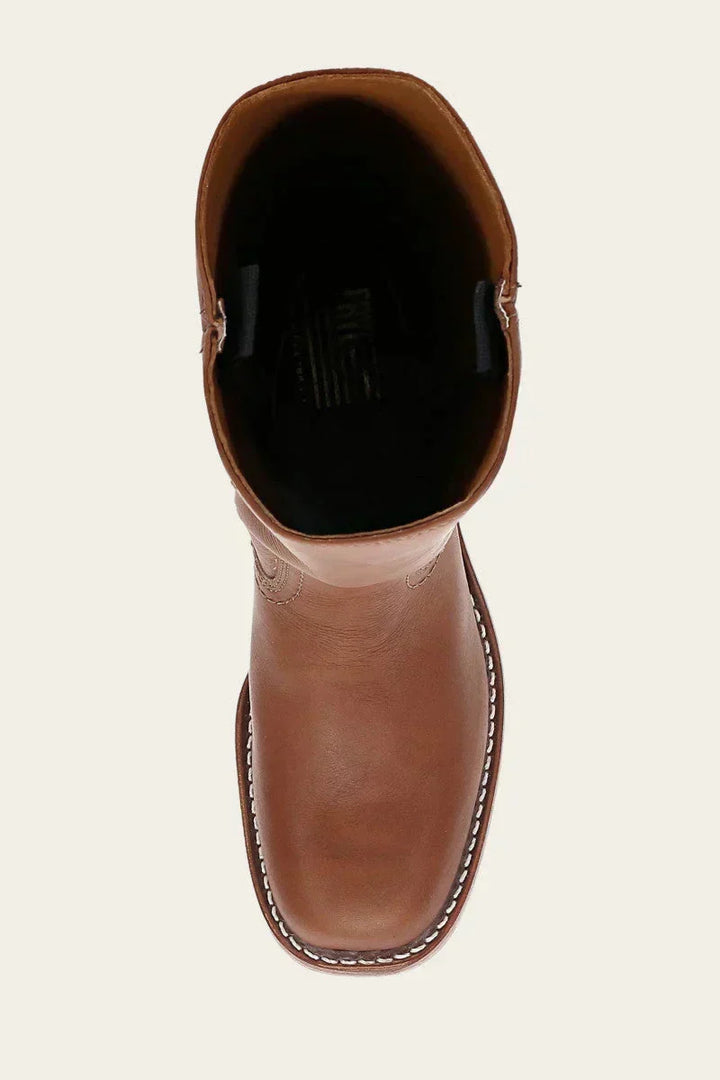 Manuela | Bottes en cuir à talon bloc pour femmes