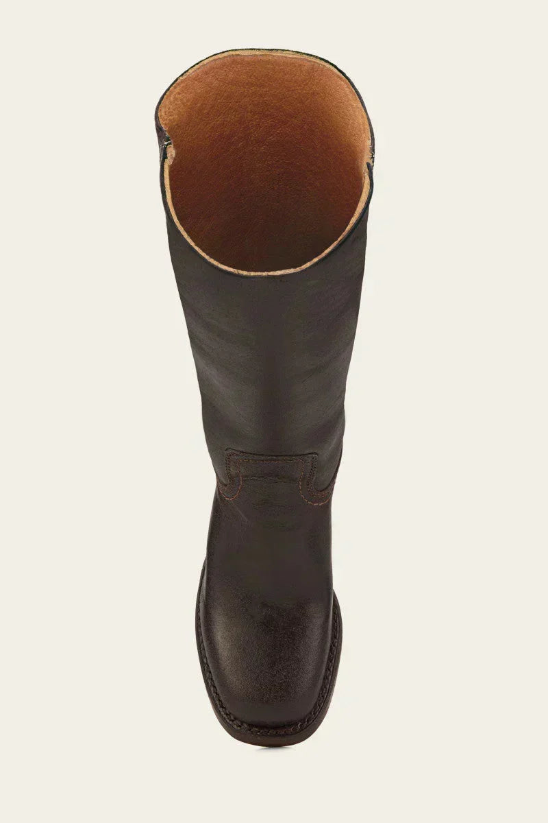 Manuela | Bottes en cuir à talon bloc pour femmes