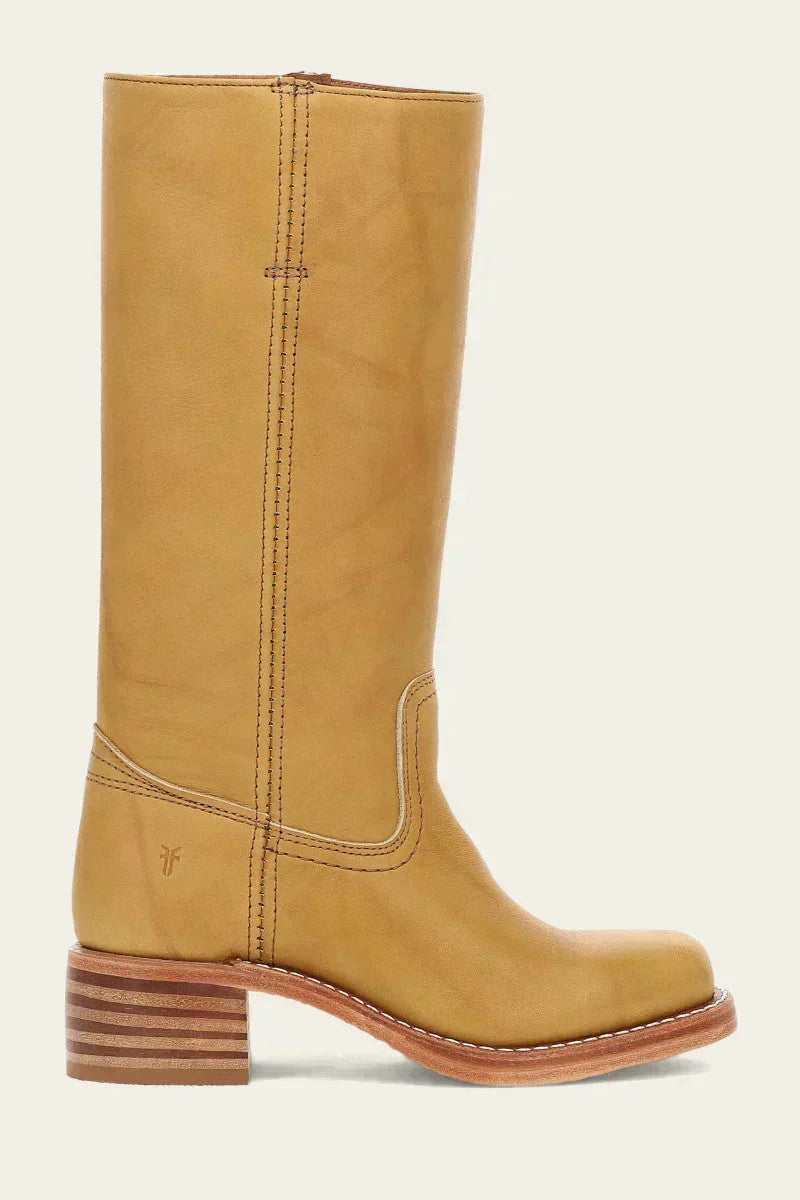 Manuela | Bottes en cuir à talon bloc pour femmes