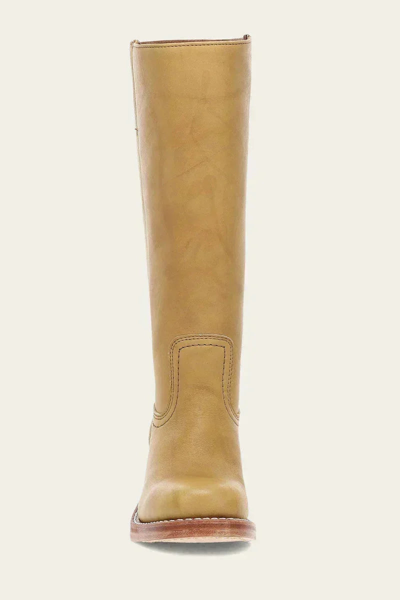 Manuela | Bottes en cuir à talon bloc pour femmes