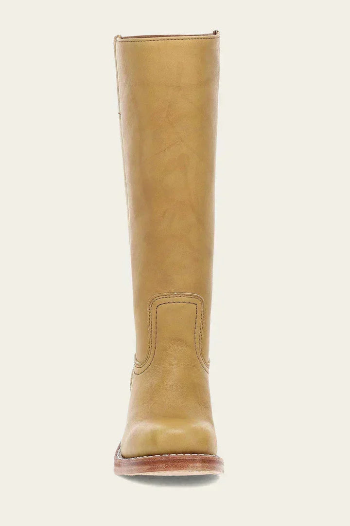 Manuela | Bottes en cuir à talon bloc pour femmes