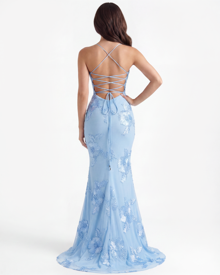 Marlene | Robe de soirée formelle brodée pour femmes