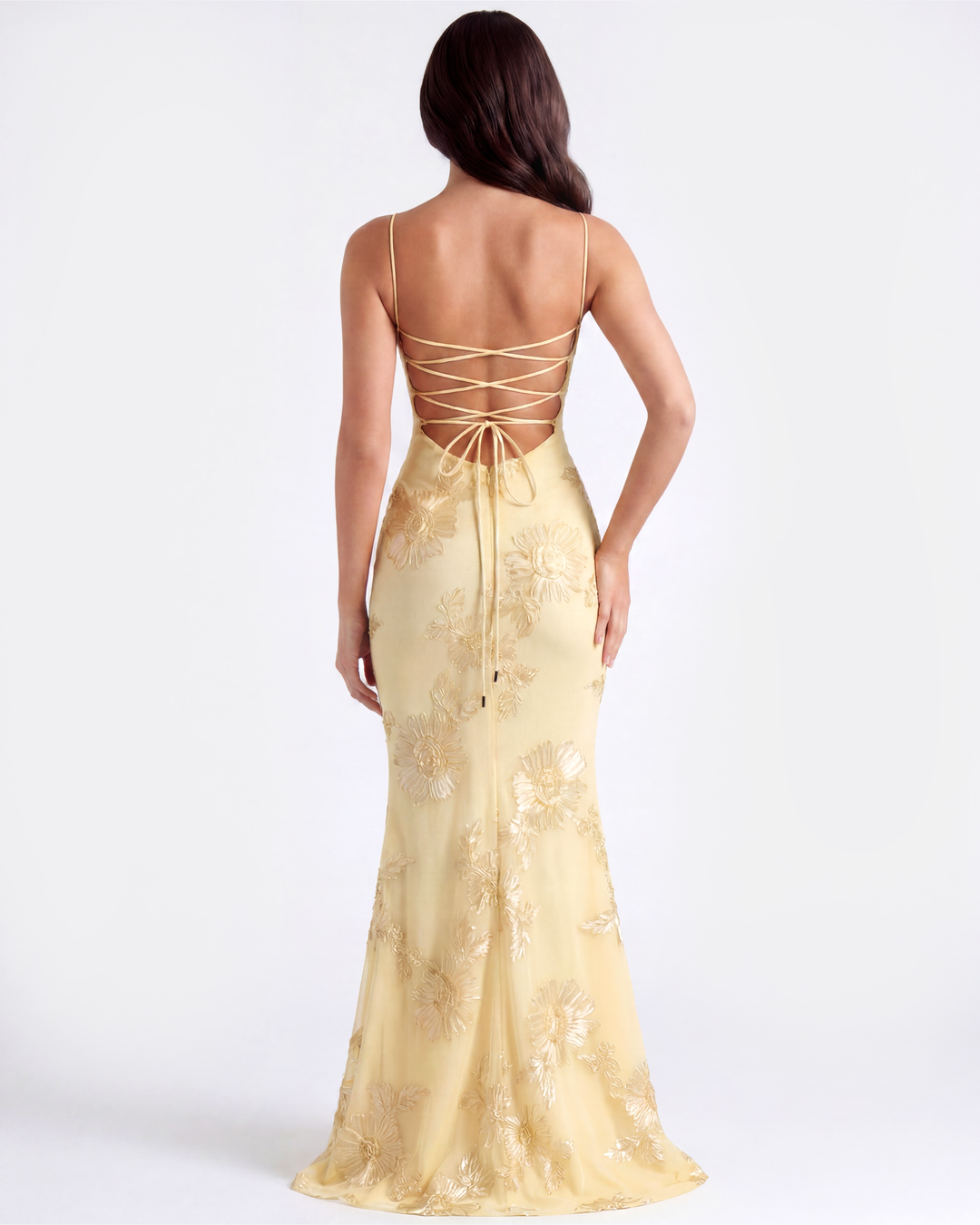 Marlene | Robe de soirée formelle brodée pour femmes