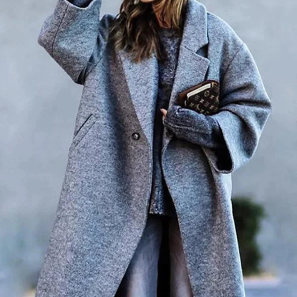 Marlene | Manteau long oversize en laine pour femmes