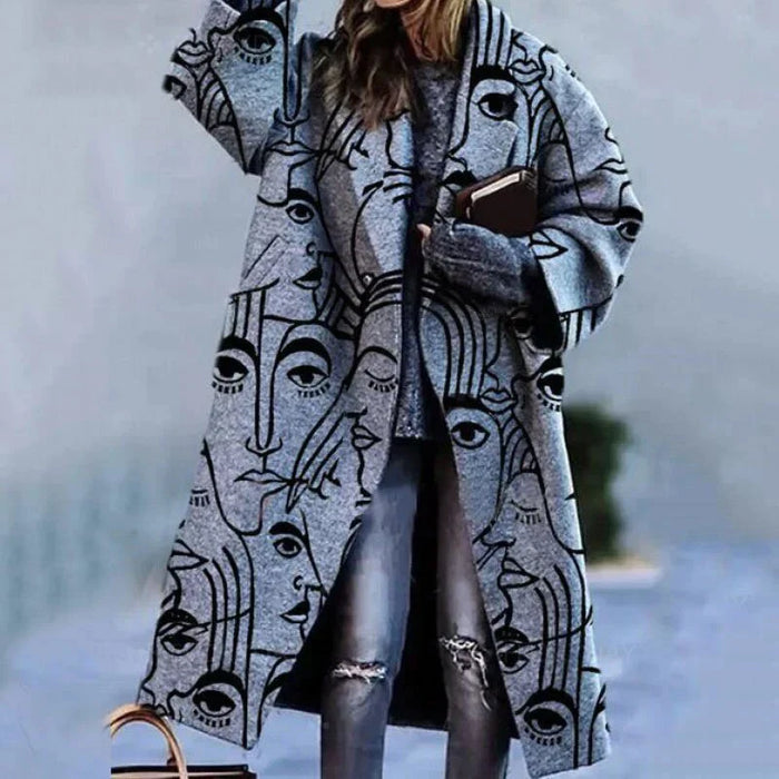 Marlene | Manteau long oversize en laine pour femmes