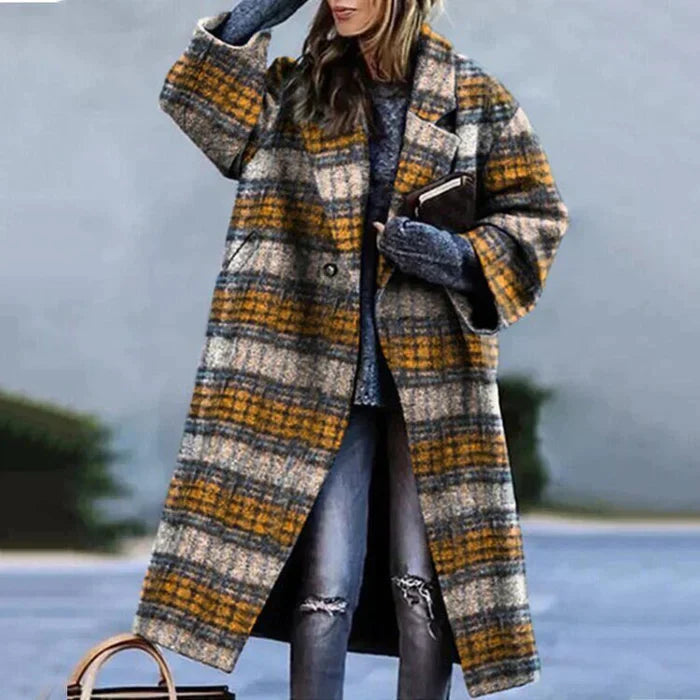 Marlene | Manteau long oversize en laine pour femmes