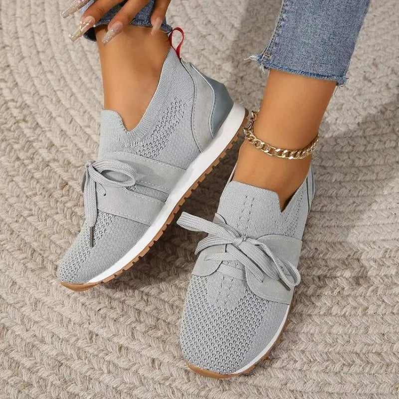 Marlene | Baskets Slip-On pour Femmes avec Nœud