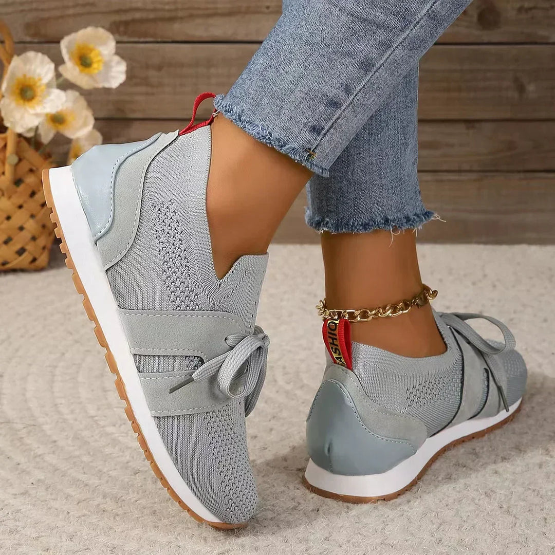 Marlene | Baskets Slip-On pour Femmes avec Nœud