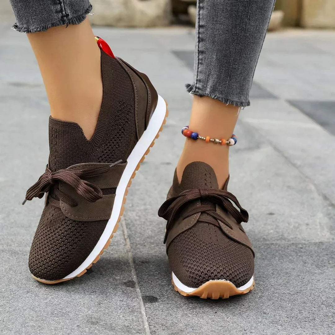 Marlene | Baskets Slip-On pour Femmes avec Nœud