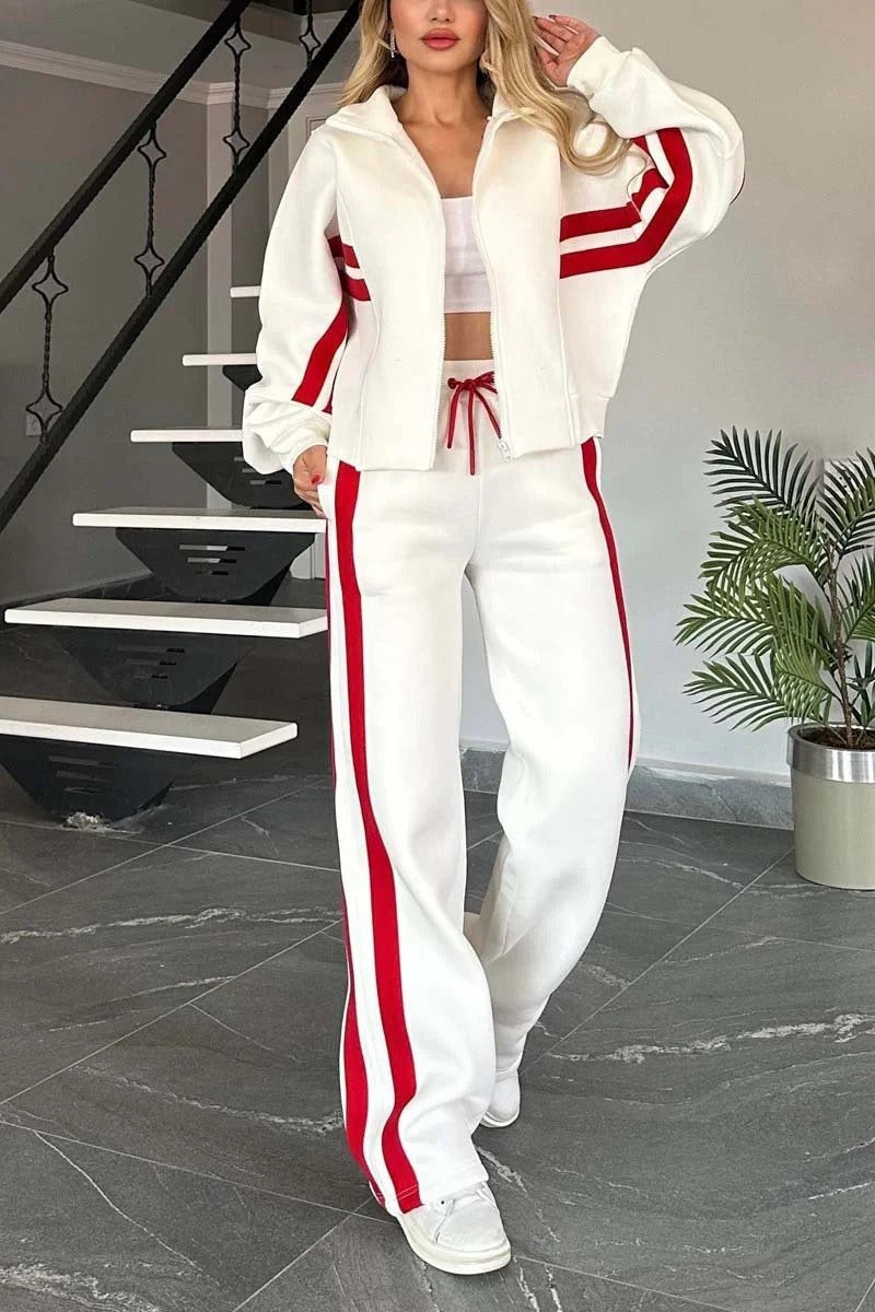 Marlies | Ensemble de survêtement pour femmes avec veste à fermeture éclair et pantalon