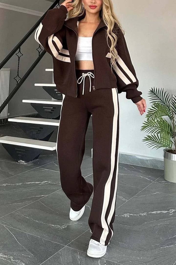 Marlies | Ensemble de survêtement pour femmes avec veste zippée et pantalon