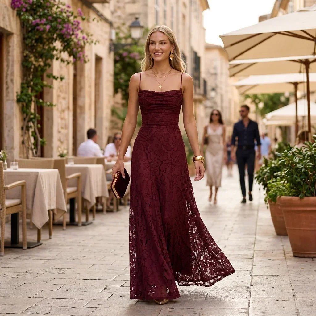 Miriam | Robe Maxi Élégante Festive pour Femmes