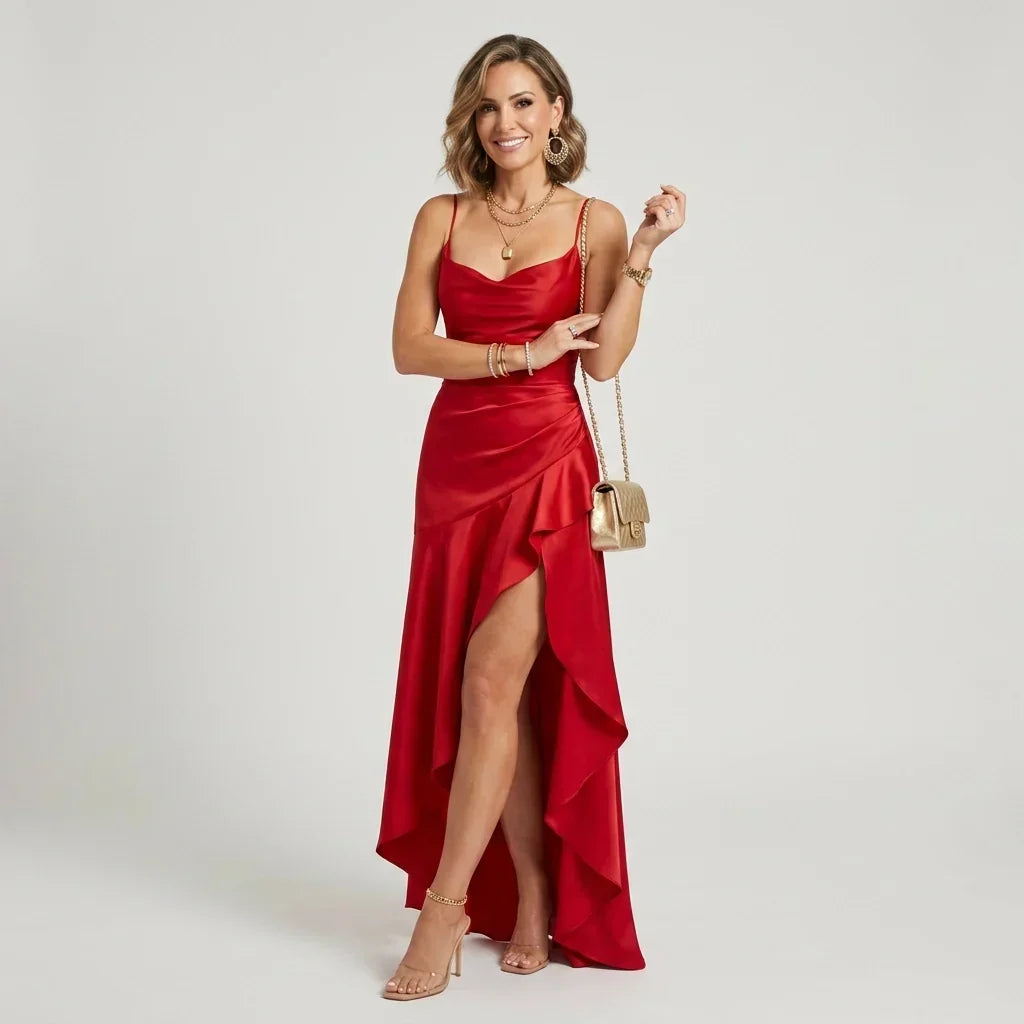Charlotte | Robe de Soirée Maxi Élégante pour Femmes