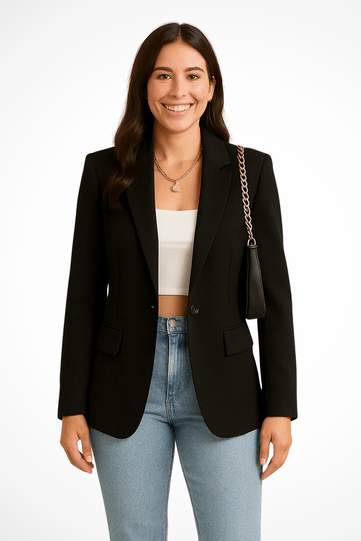 Maximiliane | Blazer d'affaires pour femmes cintré à un bouton