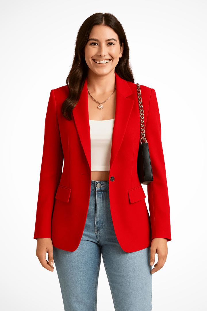 Maximiliane | Blazer d'affaires pour femmes cintré à un bouton