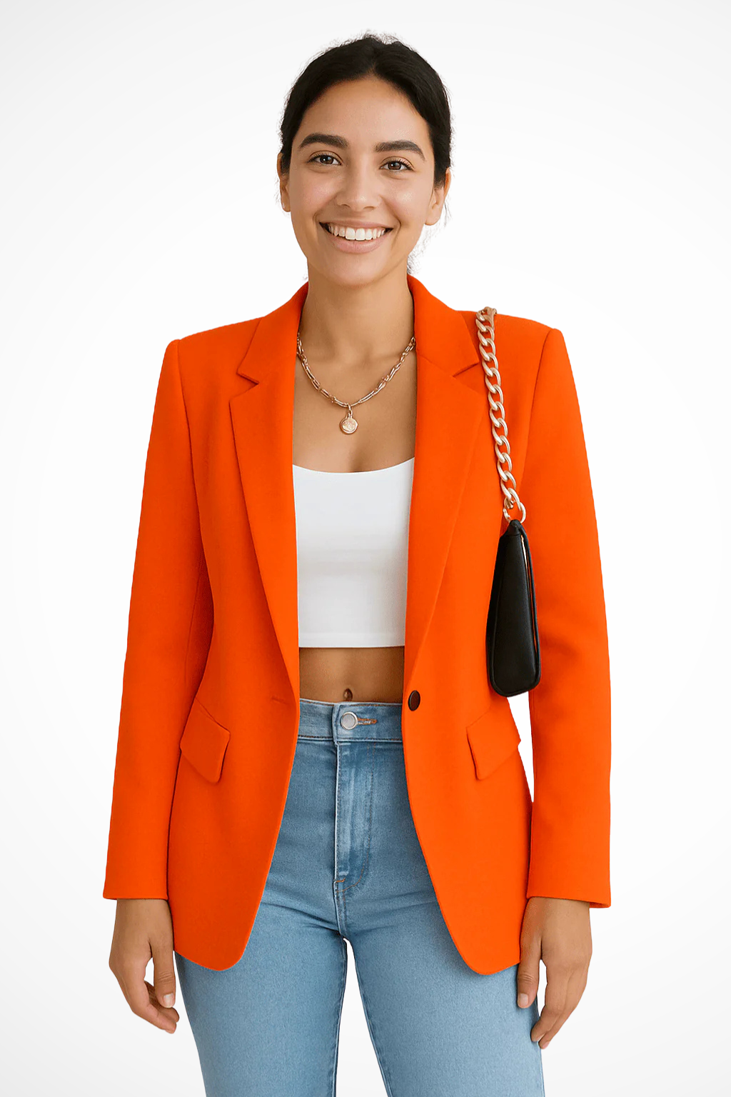 Maximiliane | Blazer d'affaires pour femmes cintré à un bouton