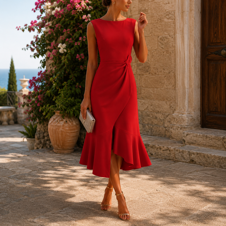 Mirela | Robe midi ample pour les mariages