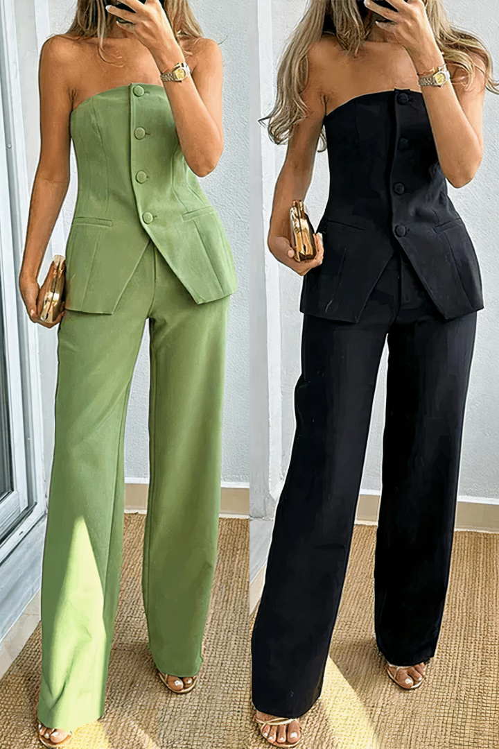 Ensemble sur mesure à la mode pour femmes | Pantalon et haut