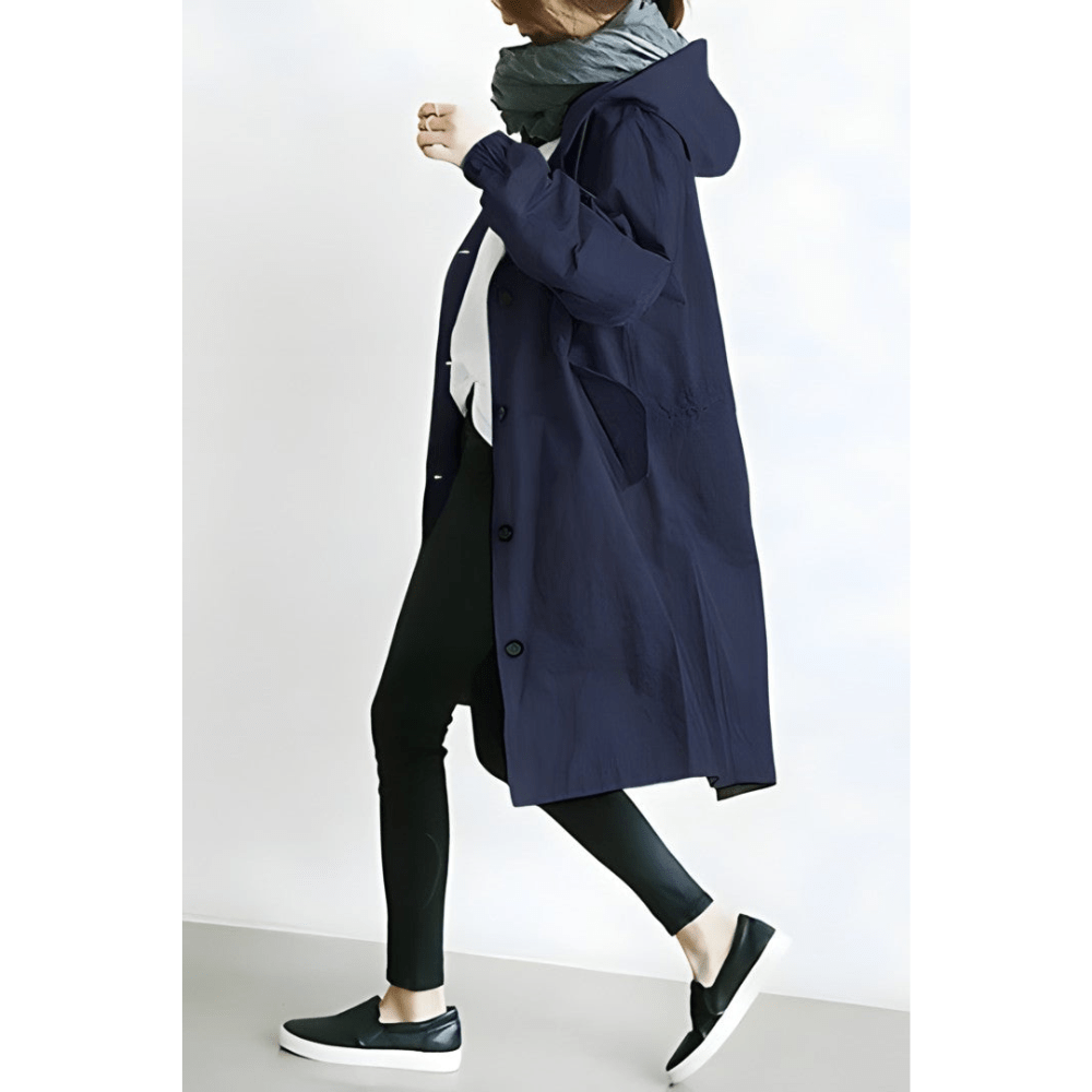 Amelia | Manteau Trench en Tissu Imperméable pour Femmes