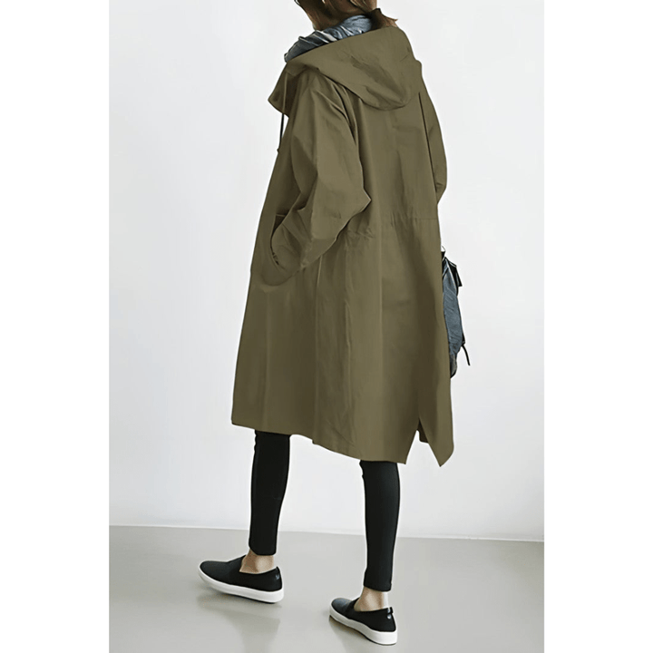 Amelia | Manteau Trench en Tissu Imperméable pour Femmes