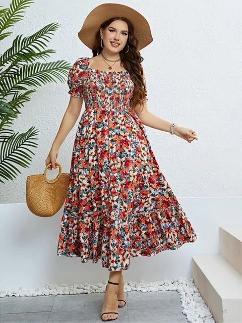 Robe Midi Fleurie Evelina
