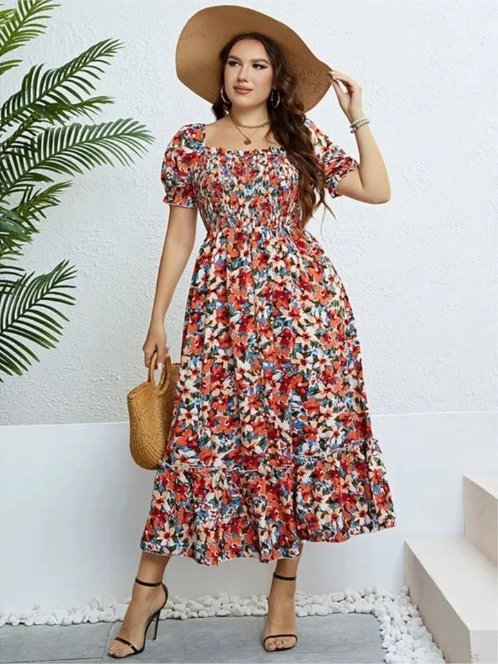 Robe Midi Fleurie Evelina