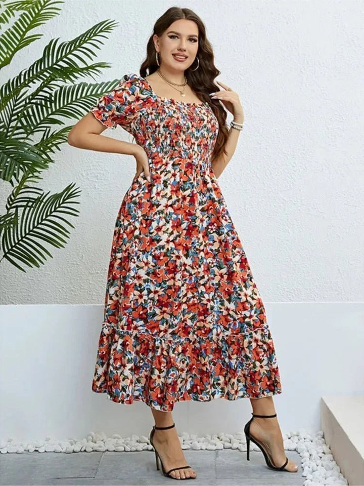 Robe Midi Fleurie Evelina